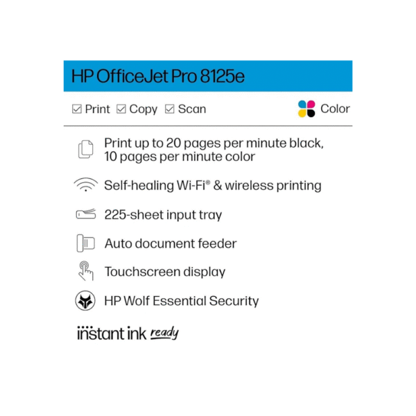 hp officejet pro 8125e