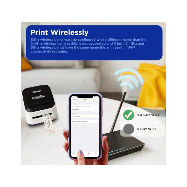 brother colaura color photo and label printer